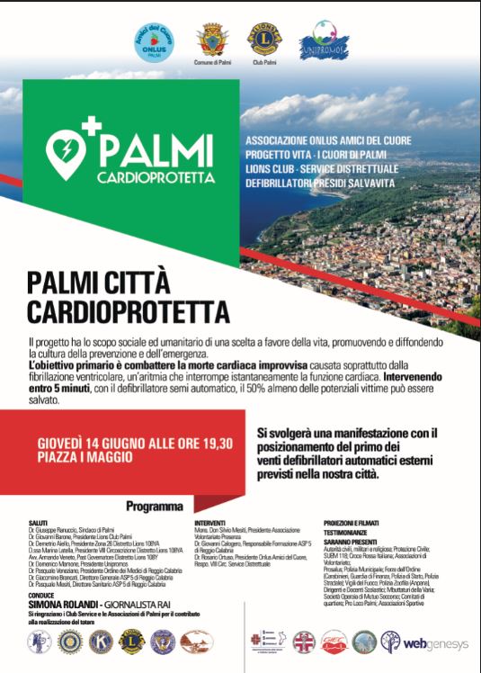 Palmi città cardioprotetta